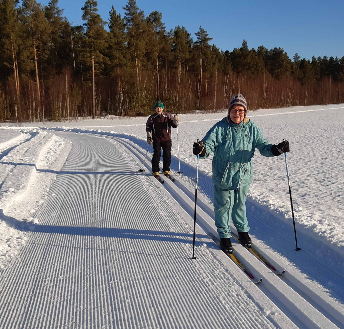 Kansallisen hiihtopäivän merkeissä esimerkkiä nuoremmille